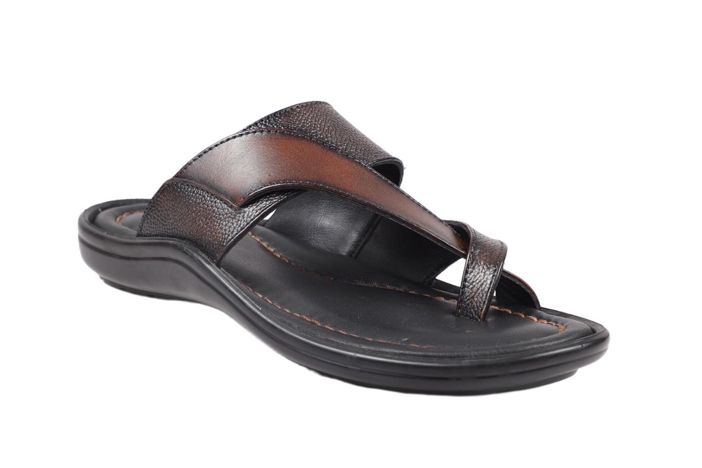 Trotter 0504 Brown Milled Slippers