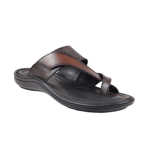 Trotter 0504 Brown Milled Slippers