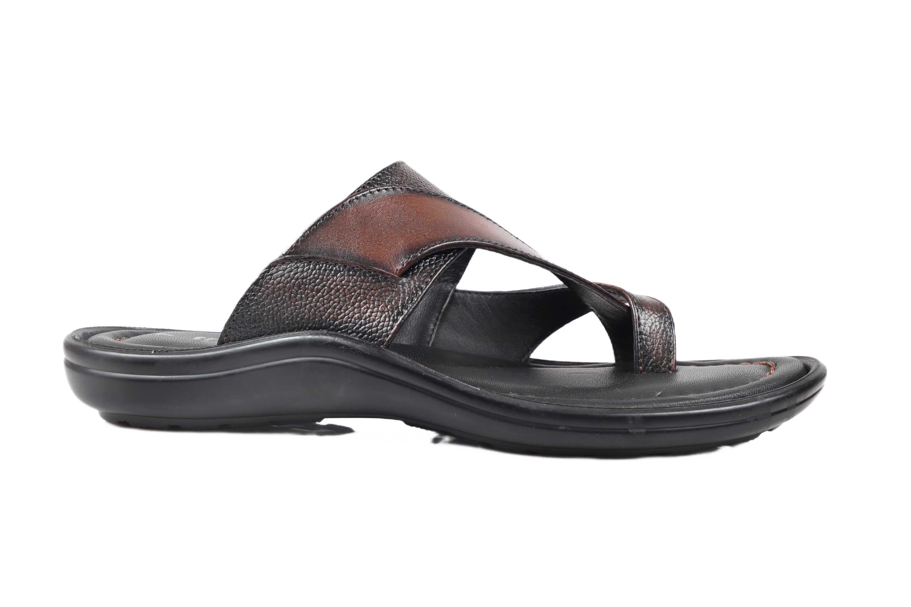 Trotter 0504 Brown Milled Slippers