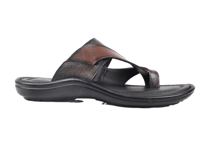 Trotter 0504 Brown Milled Slippers