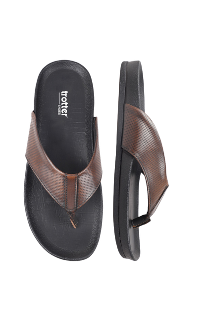 Trotter 0910 Brown Slippers