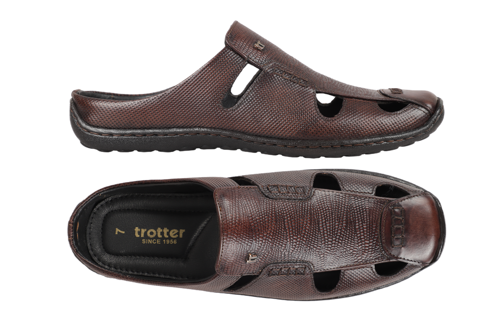 Trotter 01234 Mule sandal Brown