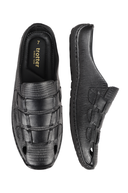 Trotter 01210 Mule sandal Black
