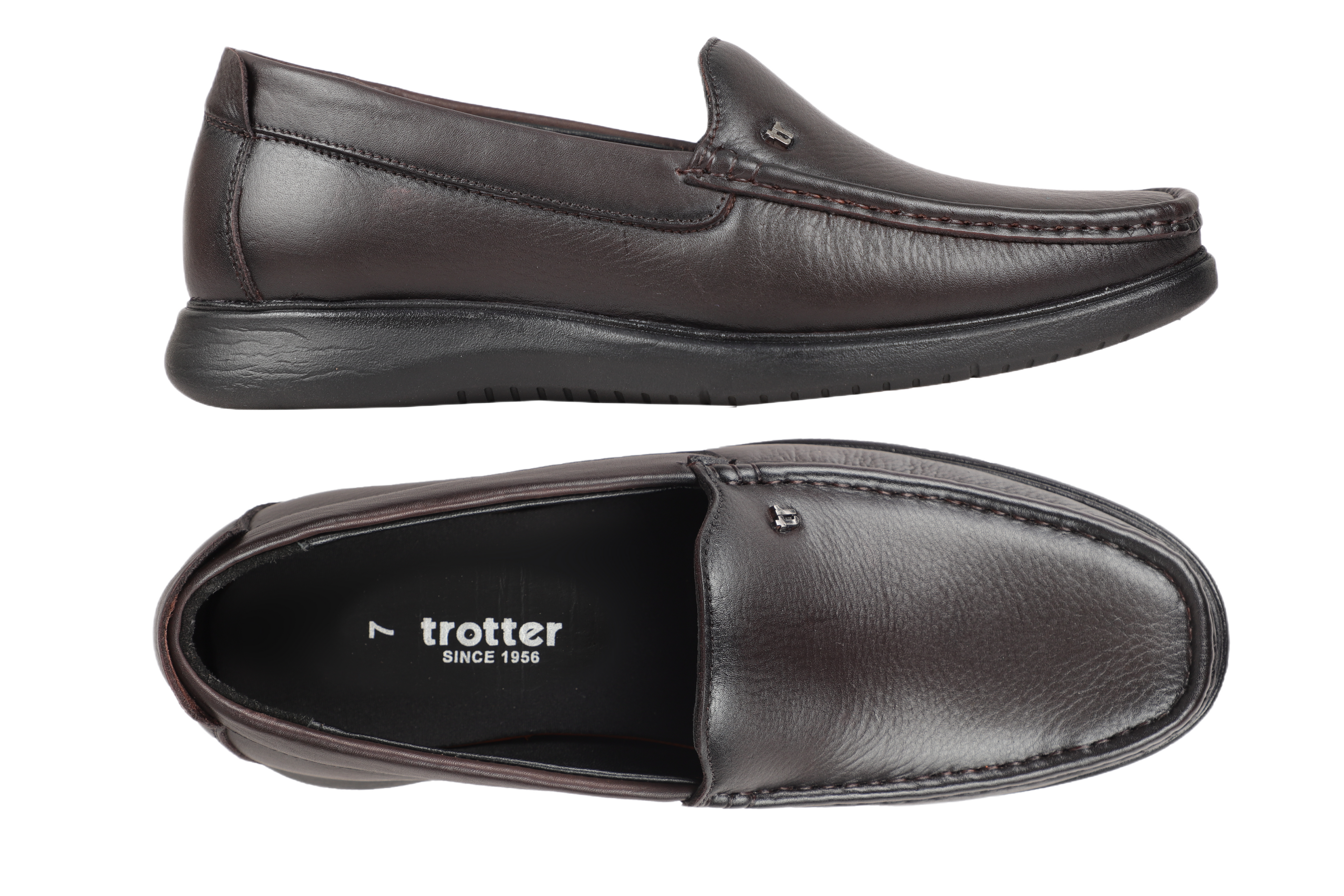 Trotter 4601 Brown Slip on (Super Lightweight)